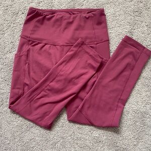 Magenta Capri Leggings
